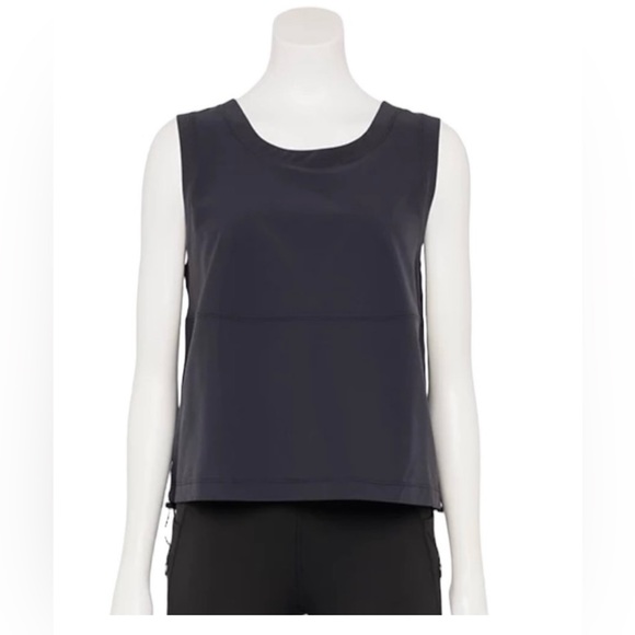 FLX Tops - FLX Woven Tank With Back Cinch